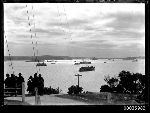 Three US Navy warships possibly leaving Sydney Harbour