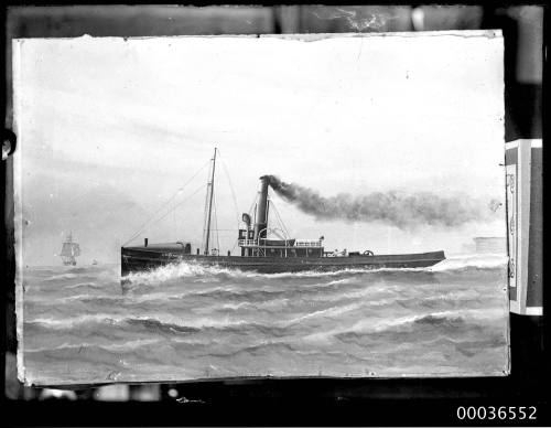 Portside view of tug ADVANCE