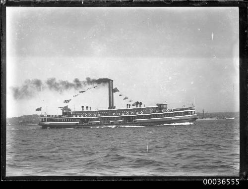 SS KUTTABUL arriving in Sydney