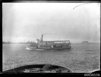Ferry SS WATTLE (ex SHAMROCK) on harbour