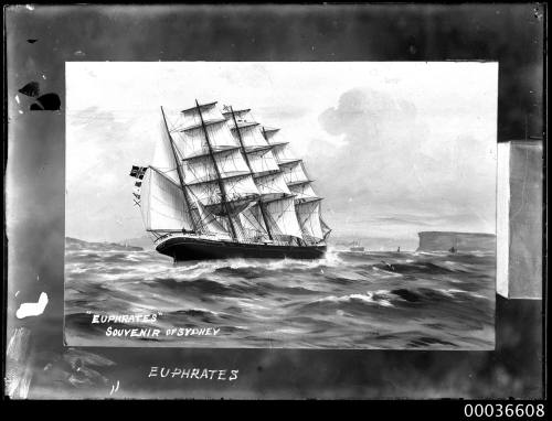 Ship EUPHRATES - souvenir of Sydney