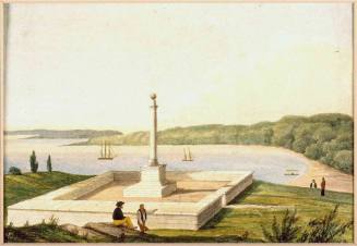 Monument to M de La Perouse and his companions erected at Botany Bay