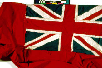 Red ensign from skiff BRITANNIA