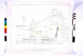 Elevation of the engines of the ROSE steam vessel, New South Wales