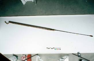 Whaling lance inscribed 'Dean & Drigg'