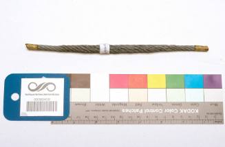 Sample of unfinished long splice in 6 strand wire made by unknown dock worker