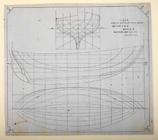 Lines plan of yacht COLIN ARCHER
