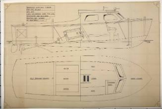 General arrangement plan of a seaplane tender for the RAAF