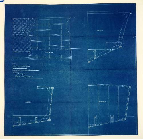 Construction section plan of the fast supply vessels SCD556 and MSCDN190