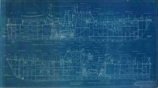 Construction plan of a fast supply vessel