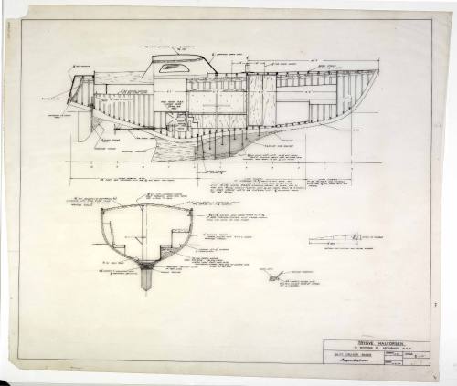 Construction plan of cruiser-yacht