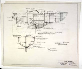 Construction plan of cruiser-yacht