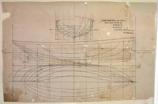 Lines plan for a ketch-rigged mission boat