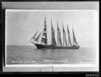 Six masted barquentine EVERETT G GRIGGS