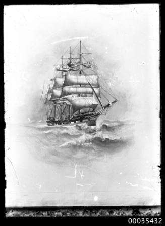 Painting, PORT JACKSON training ship