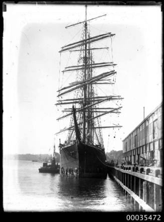 American ship CHILLICOTHE docked at a Sydney wharf