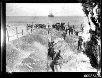 Laying the Pacific Cable from Bondi, Sydney to Auckland, New Zealand