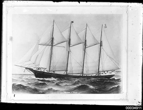 Barque WATSON A WEST at sea