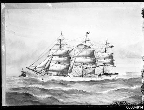 Barque WESTGATE at sea