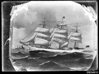 Barque WESTGATE at sea