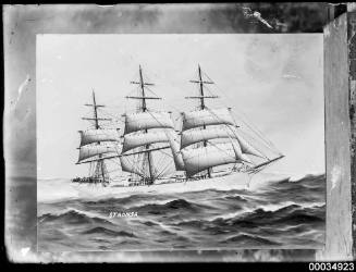Painting of STRONSA at sea