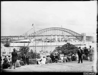 HMAS CANBERRA in Sydney Harbour