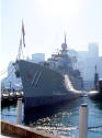 HMAS VAMPIRE in the water at the Australian National Maritime Museum, Darling Harbour in 2006.