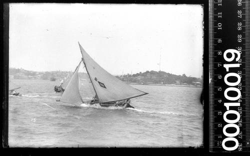 18-footer sailing on Sydney Harbour