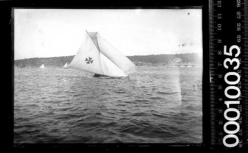 14-footer RENE sailing on Sydney Harbour