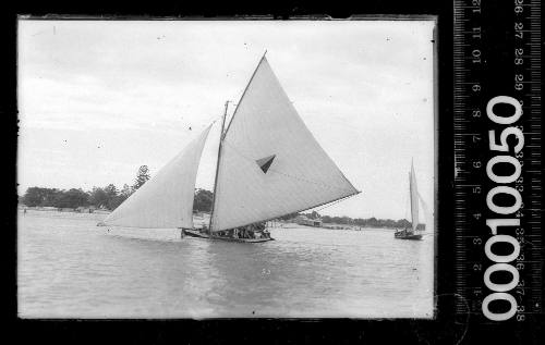 14-footer sailing on Botany Bay