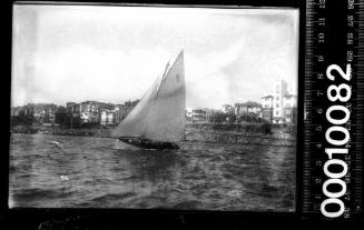 Amateur class yacht, A3, sailing on Sydney Harbour