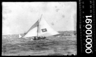 18-footer MONA on Sydney Harbour