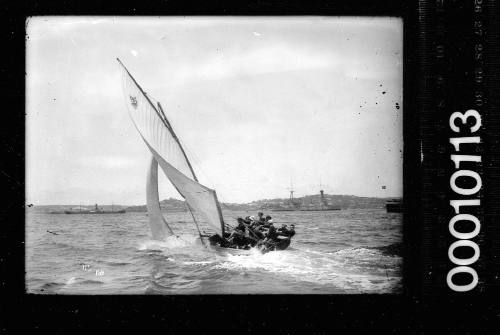 18-footer sailing on Sydney Harbour