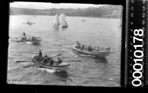 Life rescue boat race, Manly