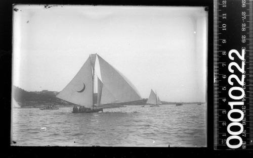 18-footer sailing on Sydney Harbour