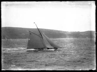 The yacht RAWHITI under sail, Sydney Harbour