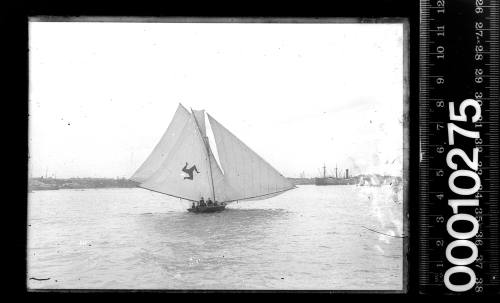 18-footer BEN-MY-CHREE sailing on Sydney Harbour