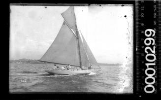 30 foot amateur class club yacht, A30, sailing on Sydney Harbour