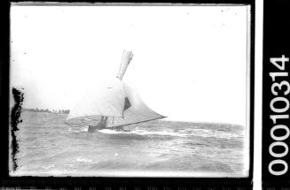 14-footer under sail on Botany Bay