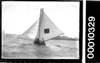 18-footer AVALON sailing on Sydney Harbour