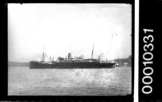 Ocean liner on Sydney Harbour