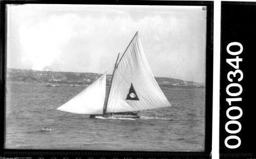 18-footer FURIOUS sailing on Sydney Harbour