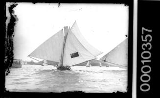 18-footer BRITANNIA off Cockatoo island.