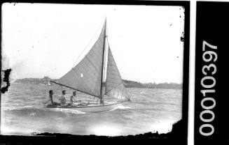 Small half-decked yacht sailing on Sydney Harbour ID 537