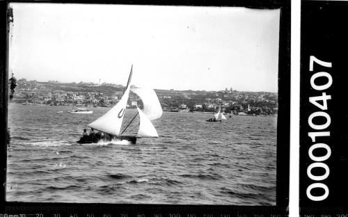 16-foot skiff at Watsons Bay, inscribed 543