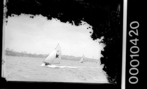 18-footers CALEDONIA and KERIKI on Sydney Harbour