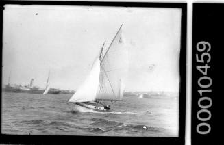 Gaff rigged yacht on Sydney Harbour