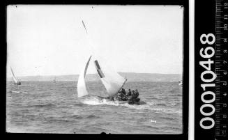 18-footer ACME racing on Sydney Harbour