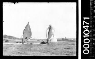 AUSTRALIA and another 18-footer on Sydney Harbour