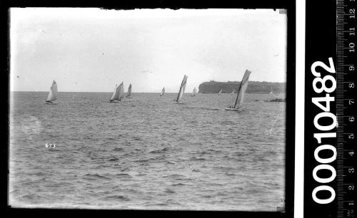 Yacht race at Sydney Heads, Sydney Harbour